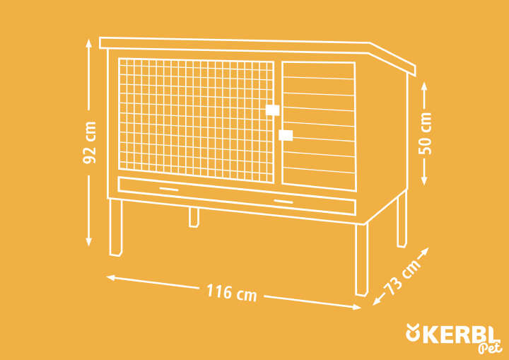 KERBL ECO-Kunststoffstall Samy